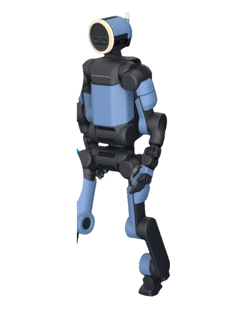 Boston Dynamics Atlas humanoid robot, full body front view