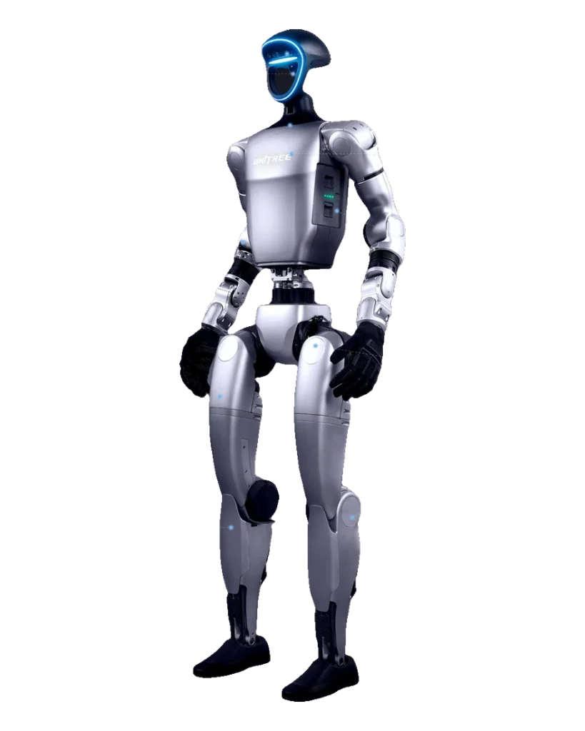 Unitree G1 humanoid robot, full body front view